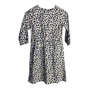 NWT Stella McCartney Kids Girls Animal Print Corduroy Dress Size-12 Years